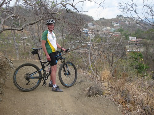 Rich mountain biking