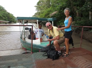 Molly and Rich river boat