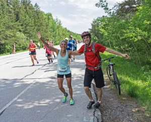 Molly and Erik Grandma's Marathon