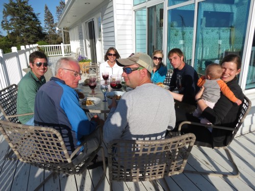 Dinner on the deck