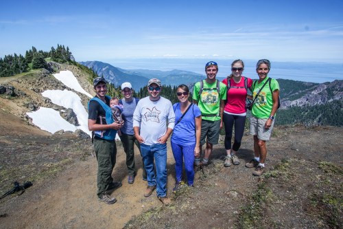 Family on Hurricane Hill