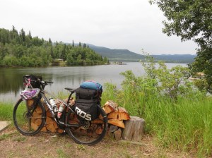 Bike at Lake Francois