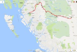 Yellowhead progress map