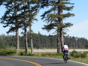 Rich cycling Haida Gwaii
