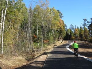 Myra cycling new trail