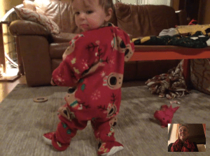 Maren models Grammy Jammies