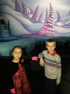 Ben and Mya at the Grinch