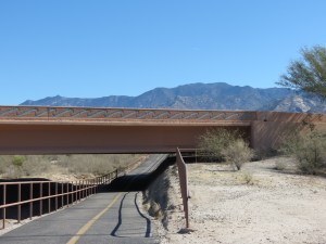 The Loop going under a bridge