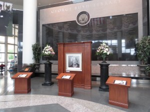 Entrance to Bush library