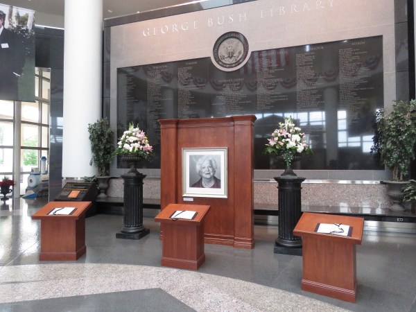 Entrance to Bush library