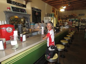 Molly at the Soda Fountain