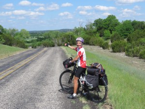 Molly nearing the end of the tour