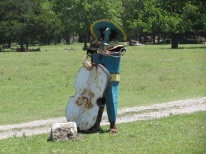 Musician lawn ornament