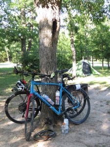 Lake Somerville campsite