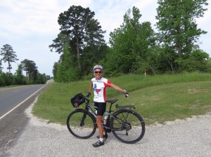 Molly in Davy Crockett forest