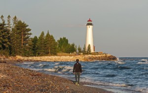Molly walking beach at CPL
