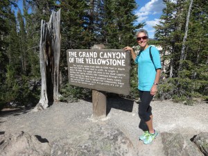 Molly at Yellowstone Canyon