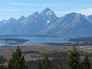 Tetons from Grand View Point