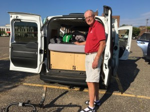 Rich loading campervan