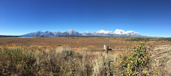 Tetons panoramic view