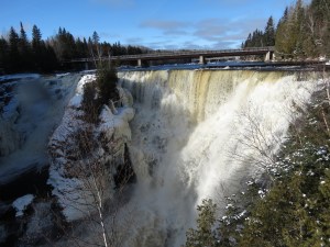 Kakabeca Falls in winter