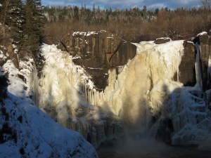 High Falls closeup
