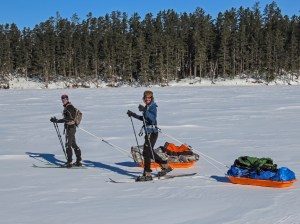 Carl and Erik begin trek