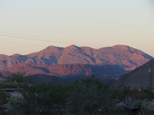 Sunset from the Trading Company porch