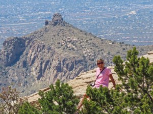 Molly at Windy Point Mt Lemmon 1