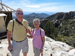 Molly and Rich Mt Lemmon Lookout 2