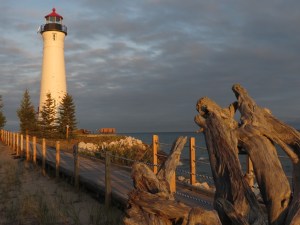 Crisp Point sunrise glow