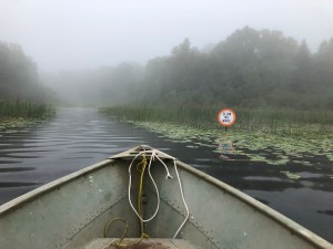 Heading for Trout Lake
