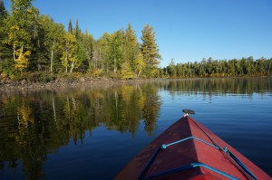 Kayaking Gunflint Lake