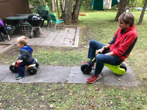 Michael Erik on trikes