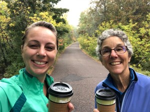 Karen and Molly on color walk