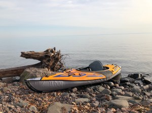 My kayak at Lester River