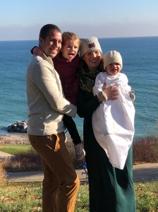 Carl Chelsea and family after baptism