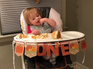 Crosby and birthday cake