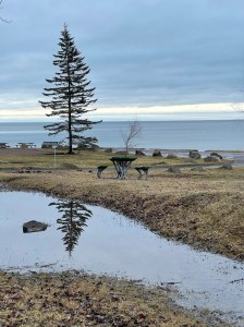 Brighton Beach reflection